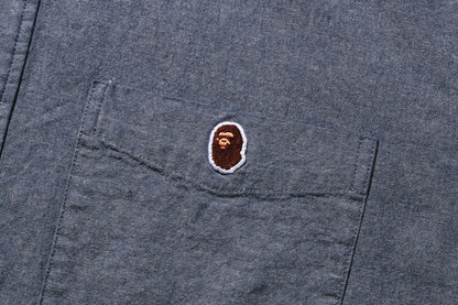 BAPE ONE POINT CHAMBRAY SHIRT