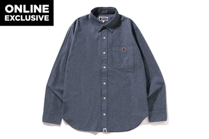 BAPE ONE POINT CHAMBRAY SHIRT
