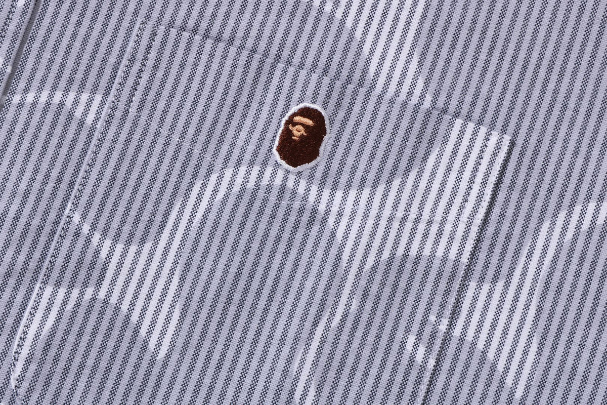 BAPE STRIPE CAMO 放鬆版型襯衫