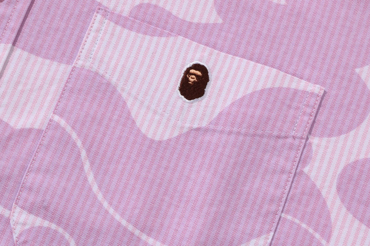 BAPE STRIPE CAMO 放鬆版型襯衫