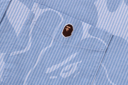 BAPE STRIPE CAMO 放鬆版型襯衫