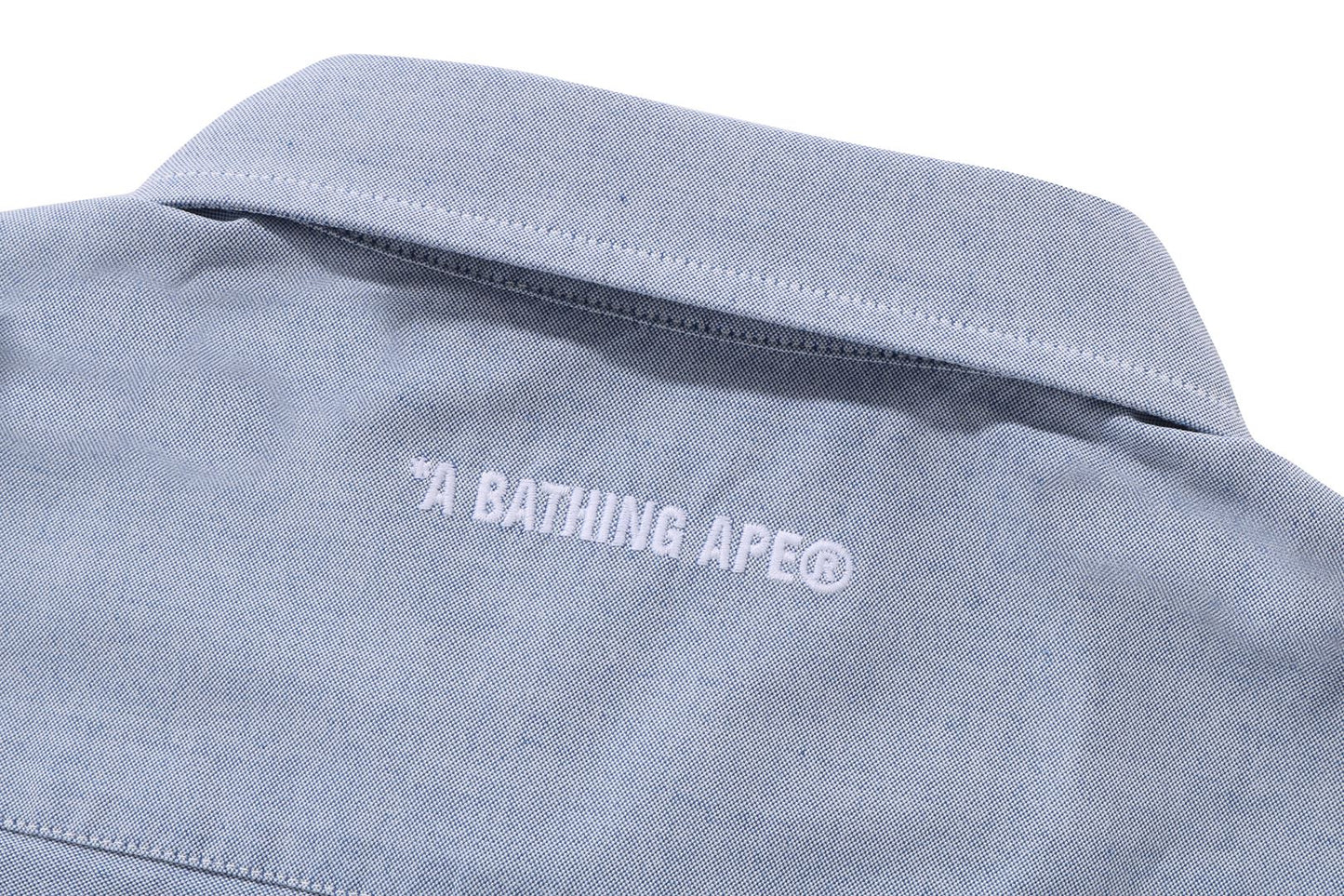 BAPE ONE POINT OXFORD LS SHIRT