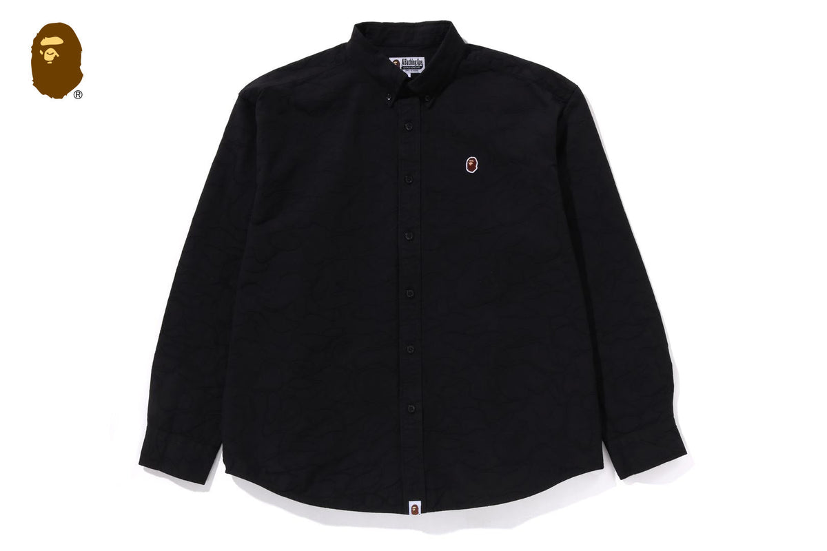 BAPE LINE CAMO JACQUARD OXFORD 長袖襯衫