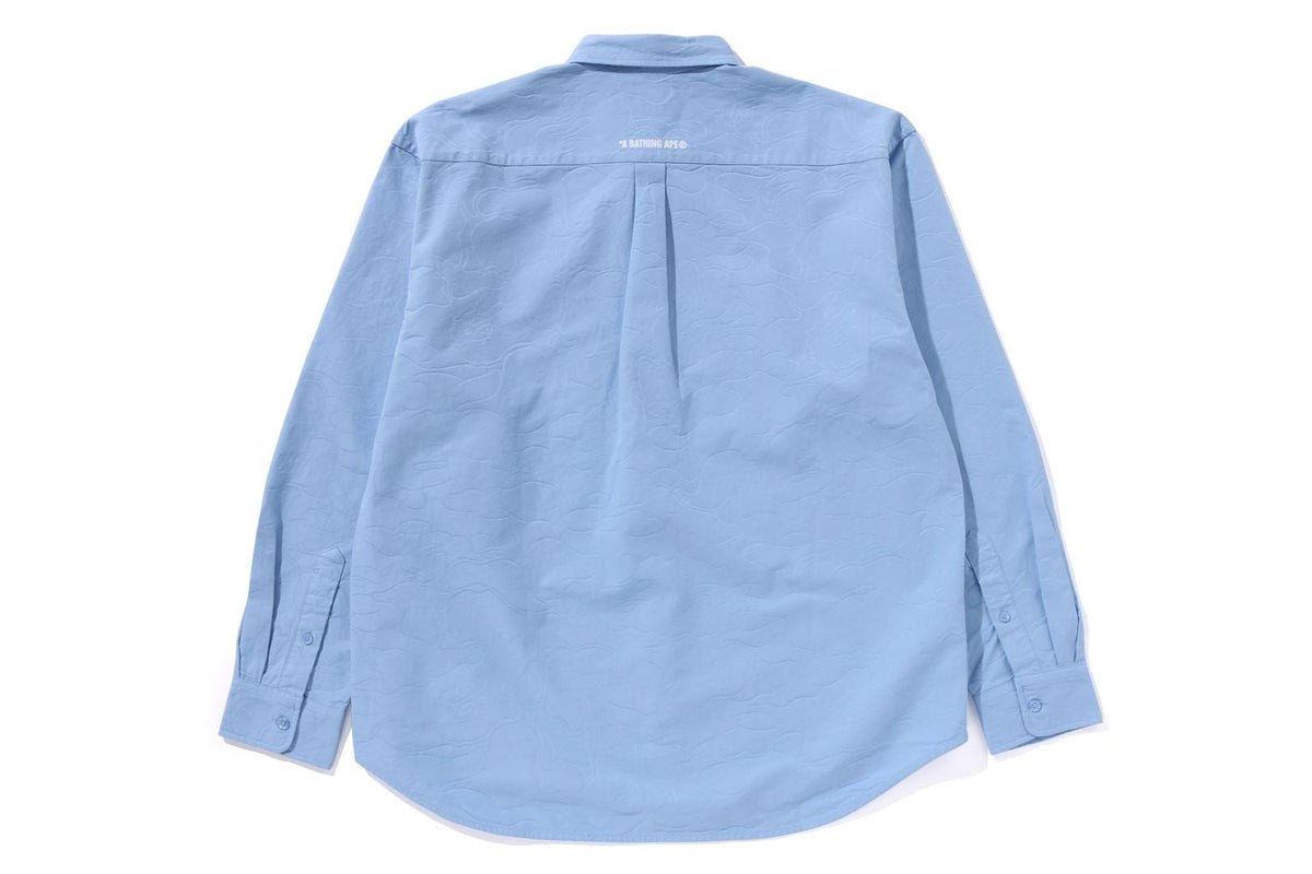 BAPE LINE CAMO JACQUARD OXFORD 長袖襯衫