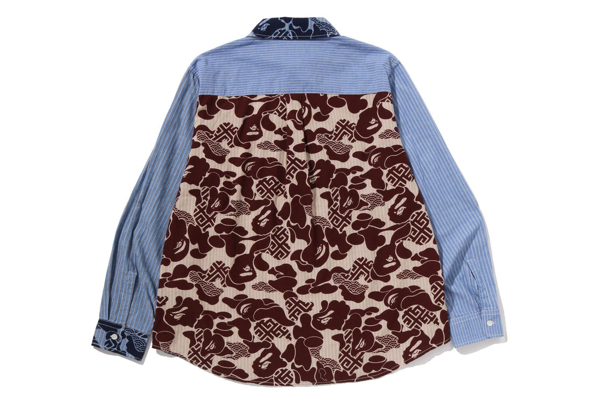 BAPE ASIA CAMO PATCHWORK SHIRT