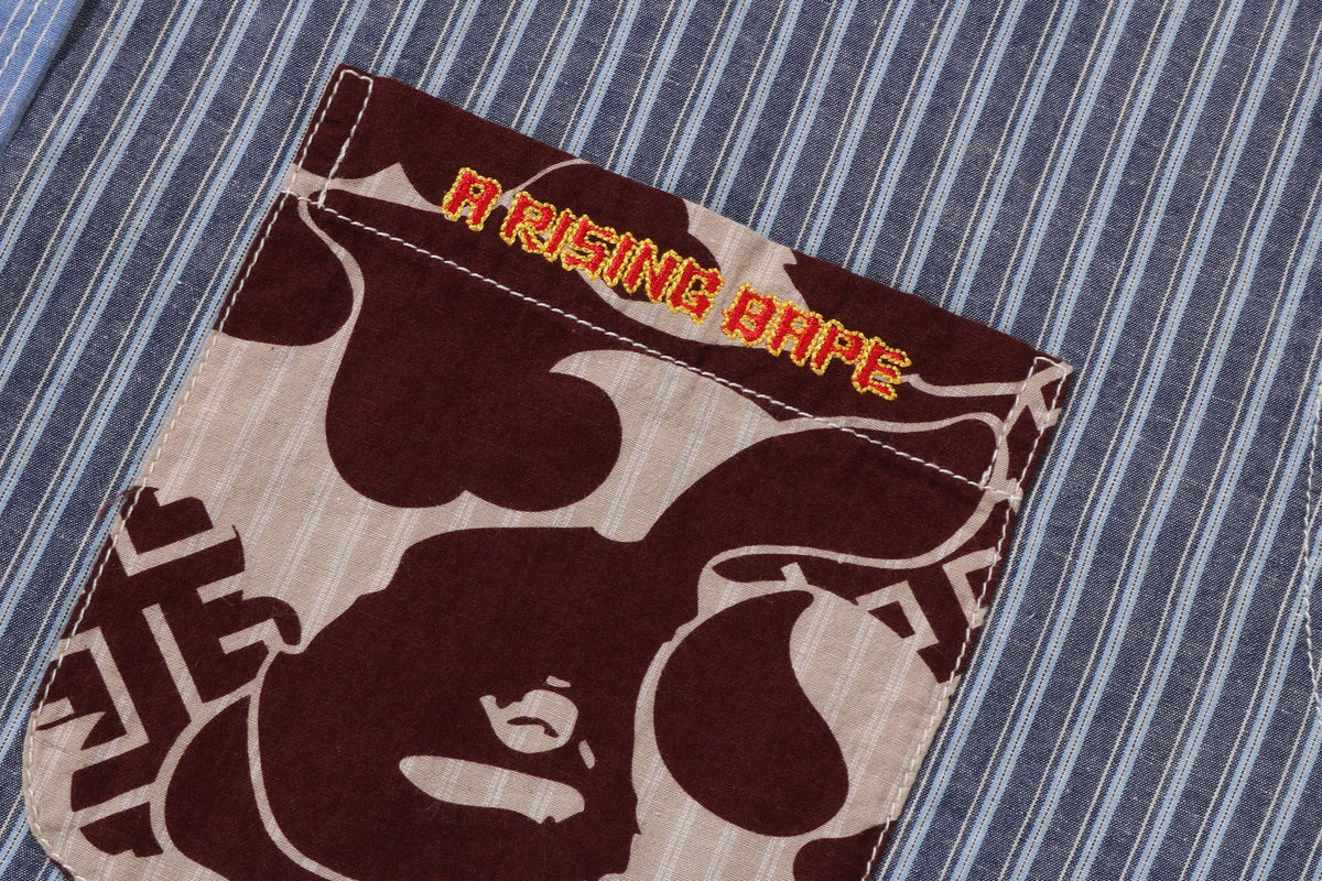 BAPE ASIA CAMO PATCHWORK SHIRT