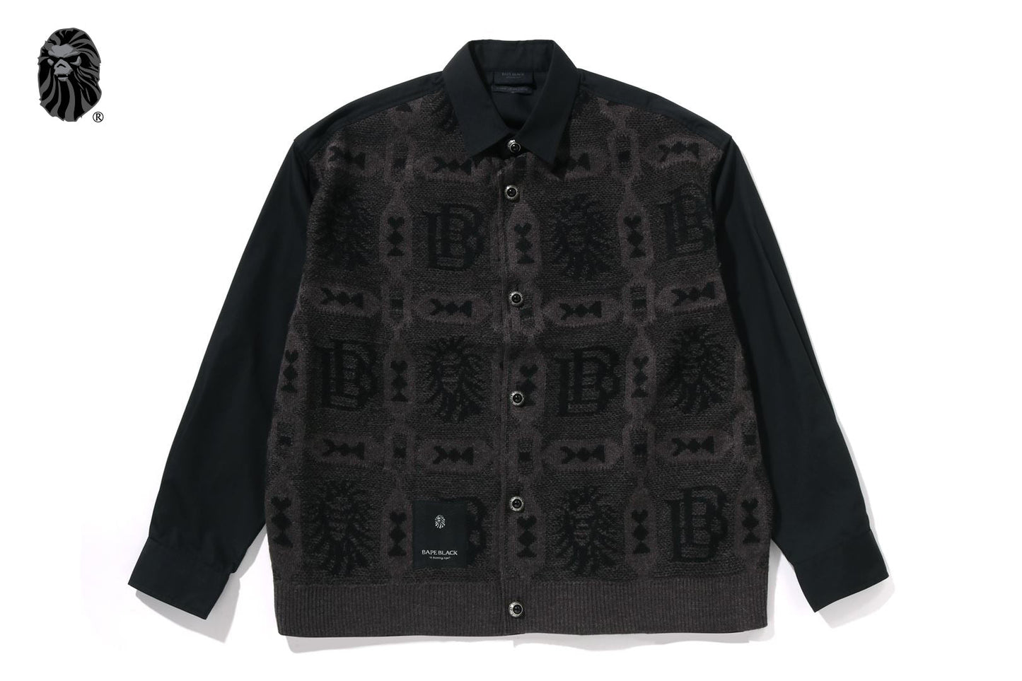 BAPE 編織混合襯衫 #1