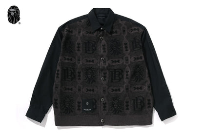 BAPE 編織混合襯衫 #1
