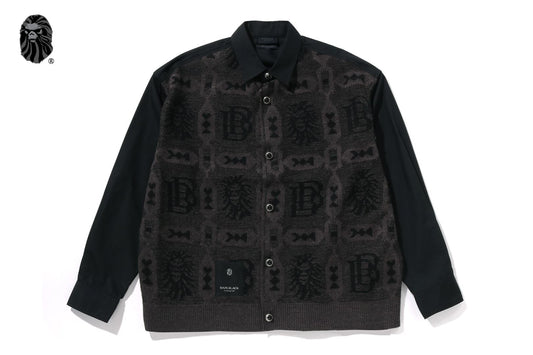 BAPE KNITTED HYBRID SHIRT #1
