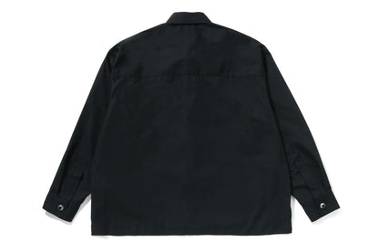 BAPE 編織混合襯衫 #1
