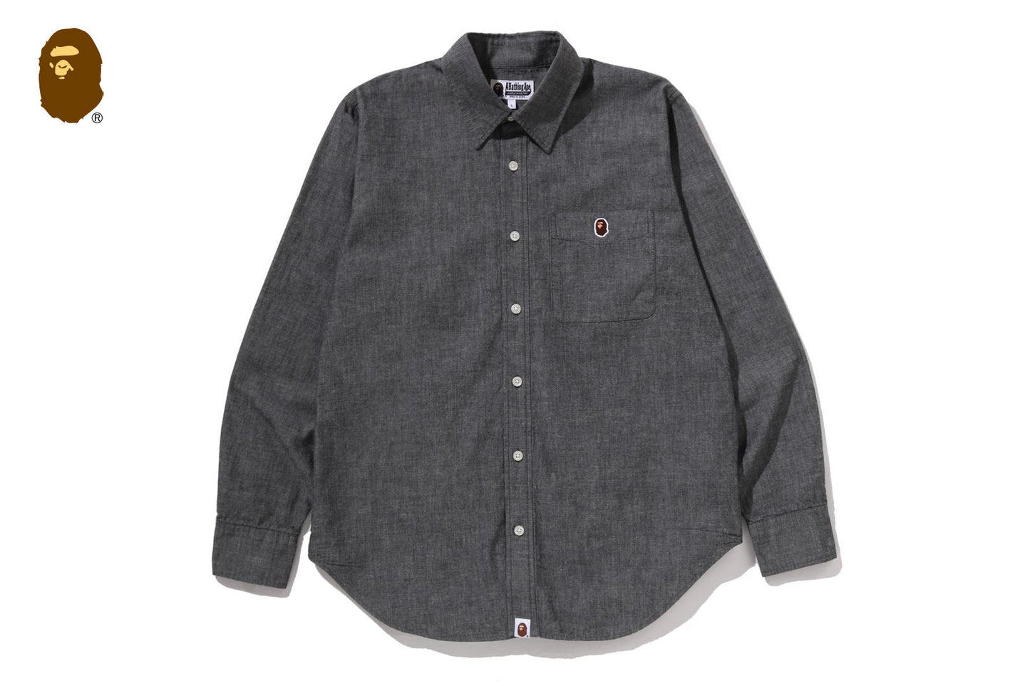 BAPE ONE POINT CHAMBRAY SHIRT