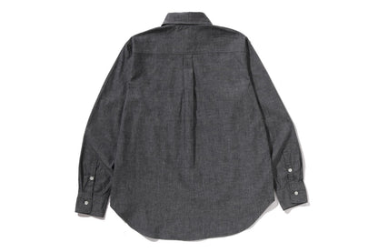 BAPE ONE POINT CHAMBRAY SHIRT