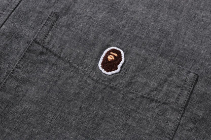 BAPE ONE POINT CHAMBRAY SHIRT