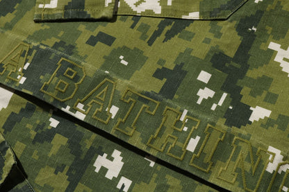 BAPE MULTI PIXEL CAMO MILITARY SHIRT