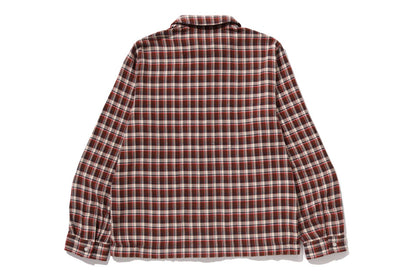 BAPE CHECK ZIP SHIRT