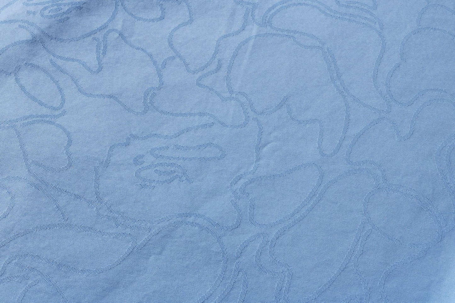 BAPE ONE POINT LINE CAMO JACQUARD OXFORD LS SHIRT