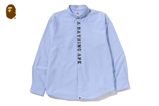 BAPE 1ST CAMO 應用刺繡牛津長袖襯衫