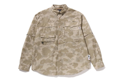 BAPE BAPE BY KAZUKI KURAISHI DIGITAL COLOR CAMO 長袖襯衫