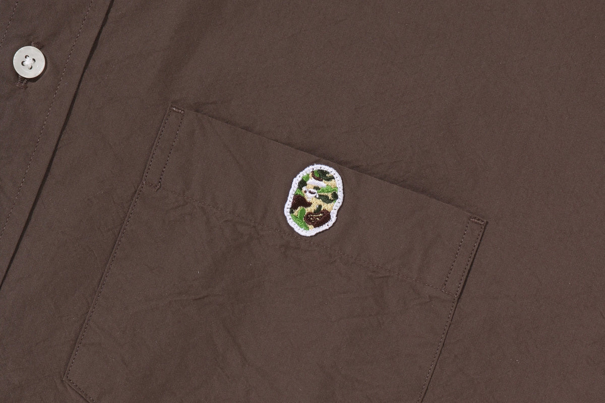 BAPE ABC CAMO ONE POINT RELAXED FIT LS SHIRTS