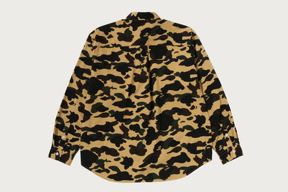 BAPE 1ST CAMO ONE POINT RELAXED FIT LS SHIRT