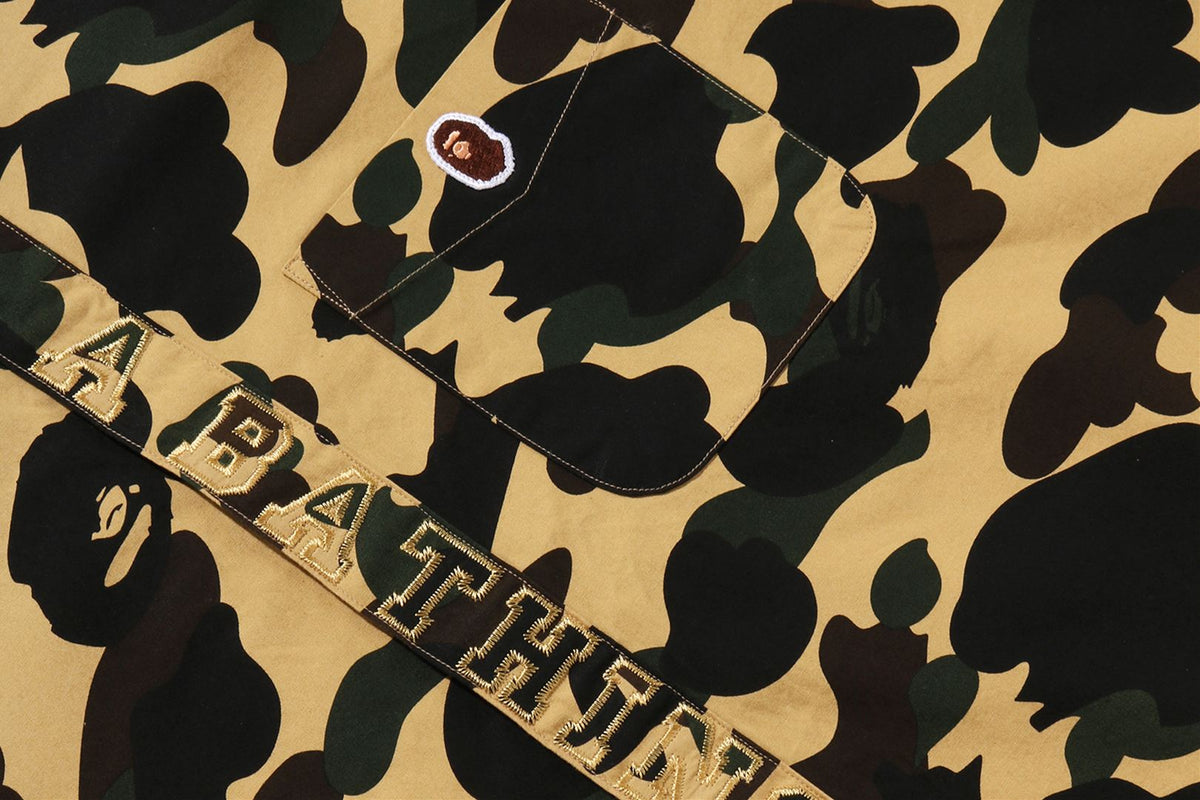 BAPE 1ST CAMO ONE POINT RELAXED FIT LS SHIRT