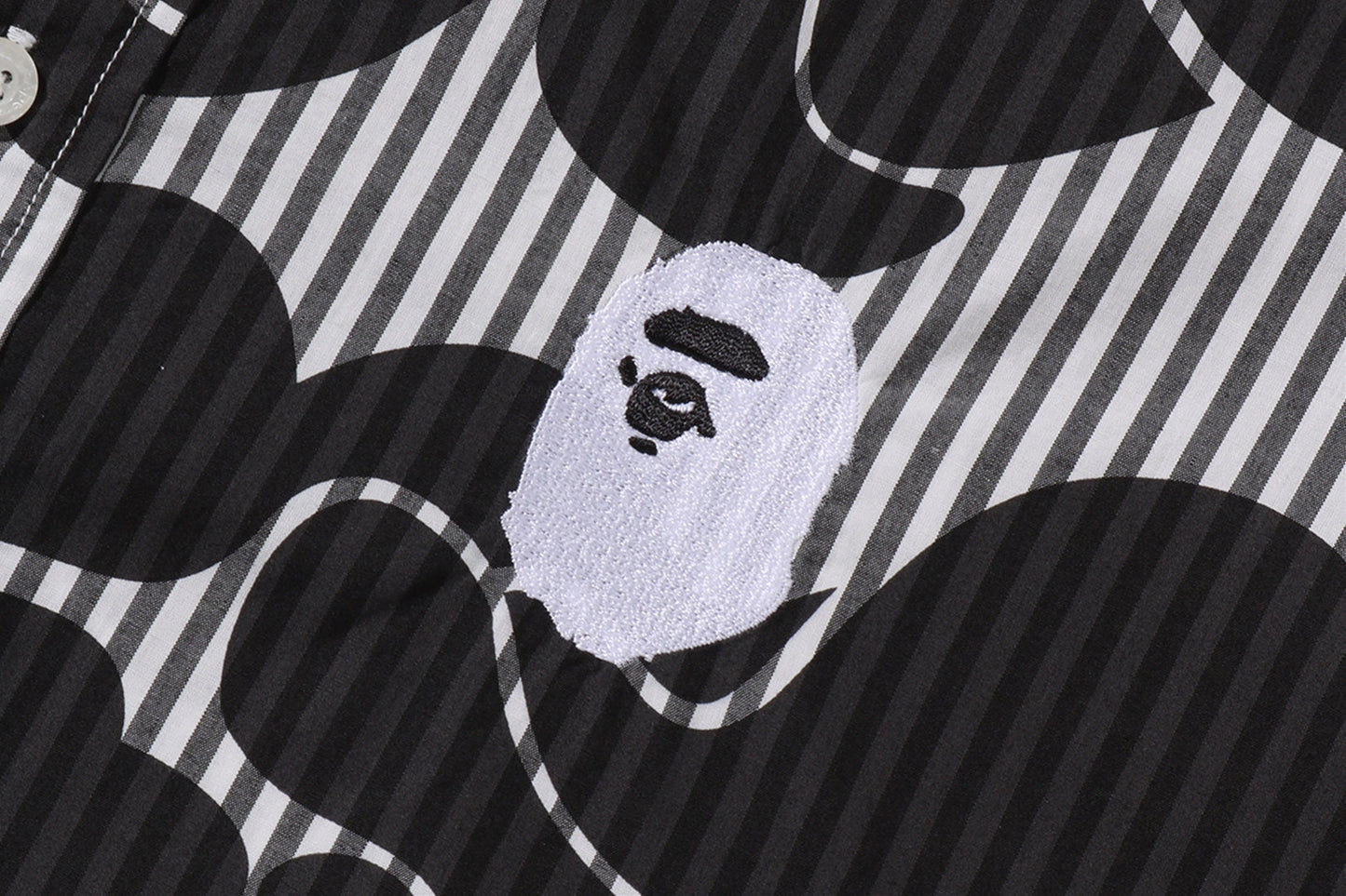 BAPE SOLID CAMO ONE POINT RELAXED FIT LS SHIRTS