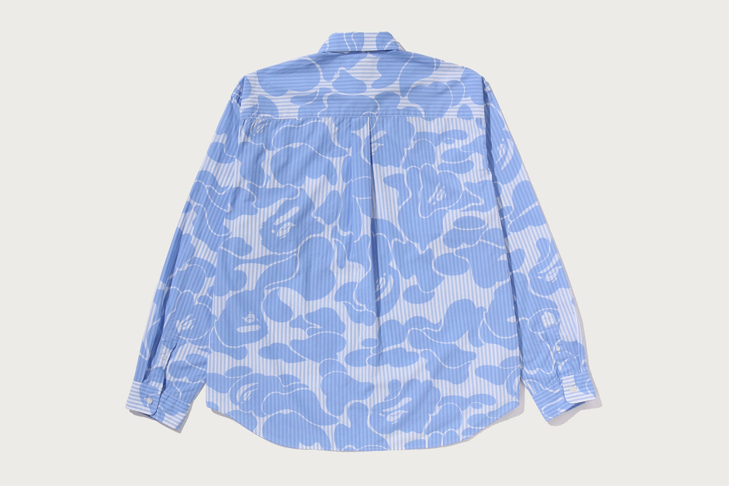 BAPE SOLID CAMO ONE POINT RELAXED FIT LS SHIRTS