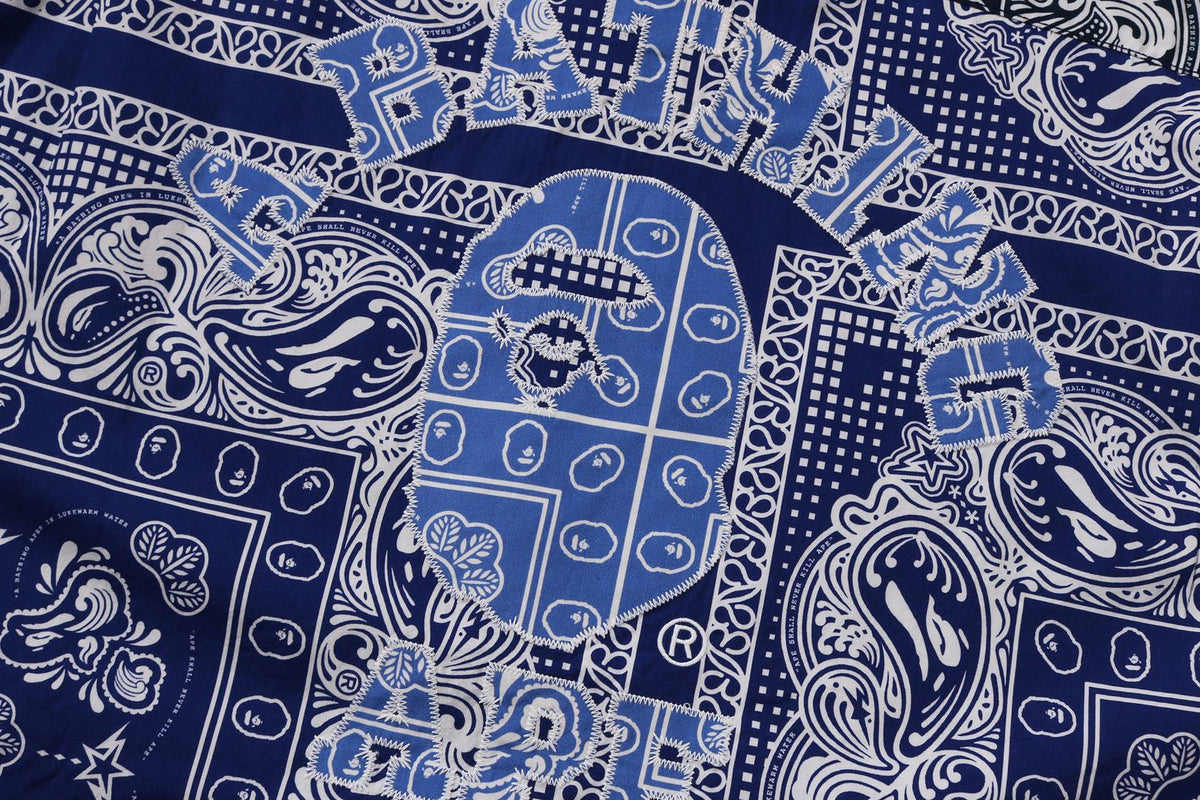 BAPE PAISLEY PATTERN LS SHIRT