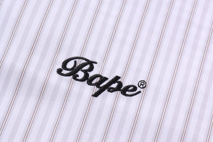 BAPE LOGO STRIPE SHIRT #1
