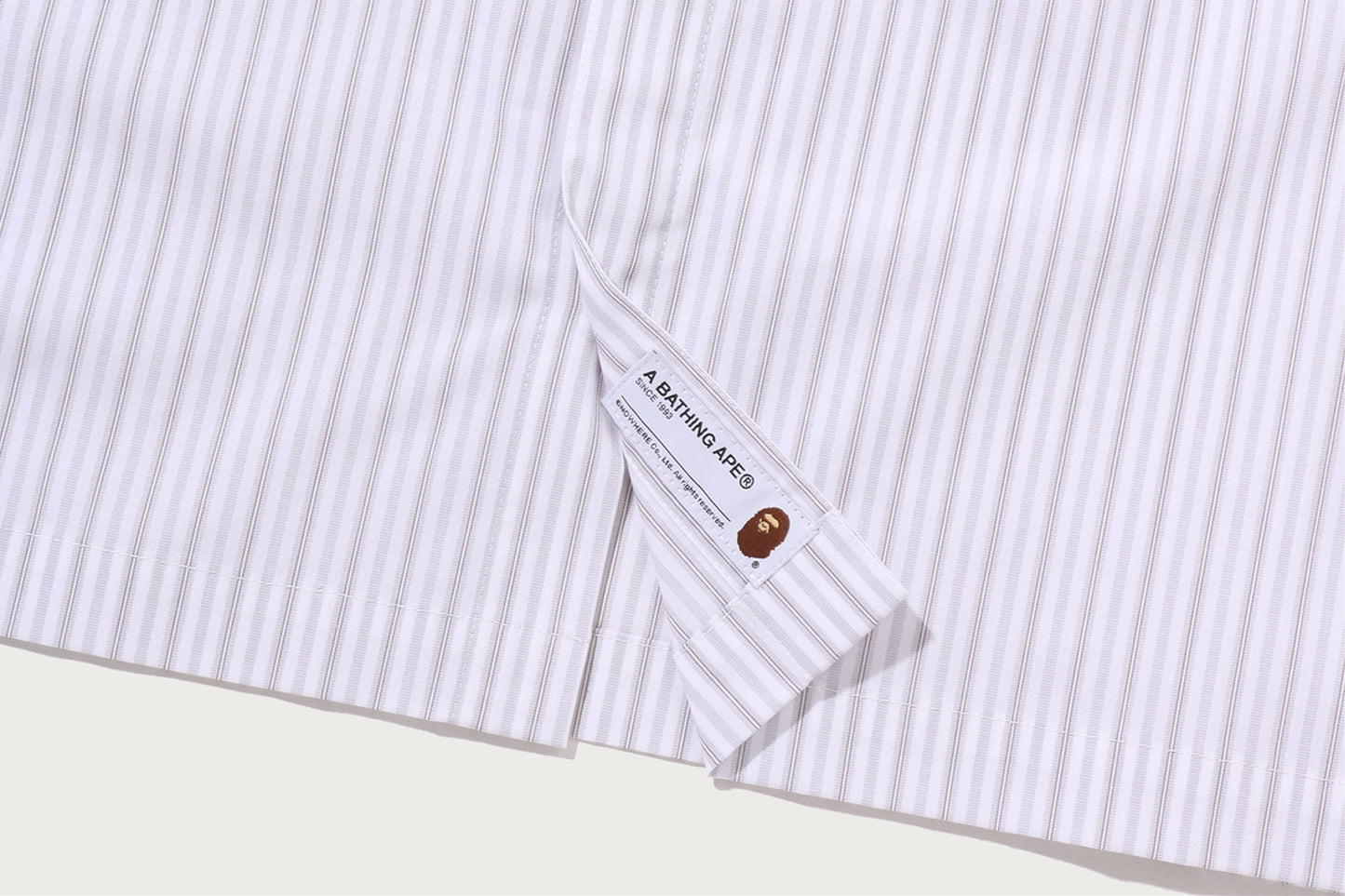 BAPE LOGO STRIPE SHIRT #1