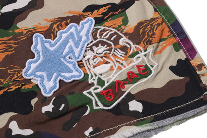 BAPE HYBRID CAMO 多標誌裙