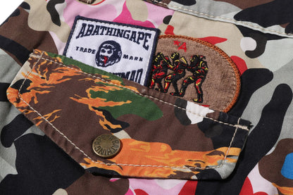 BAPE HYBRID CAMO 多標誌裙