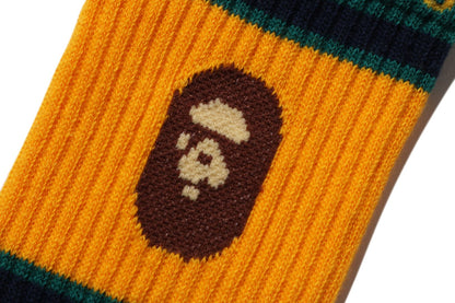 BAPE APE HEAD LINE SOCKS