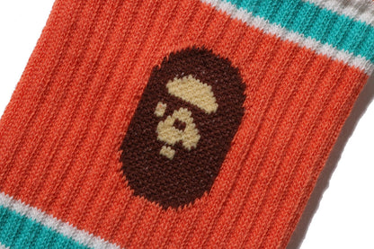 BAPE APE HEAD LINE SOCKS