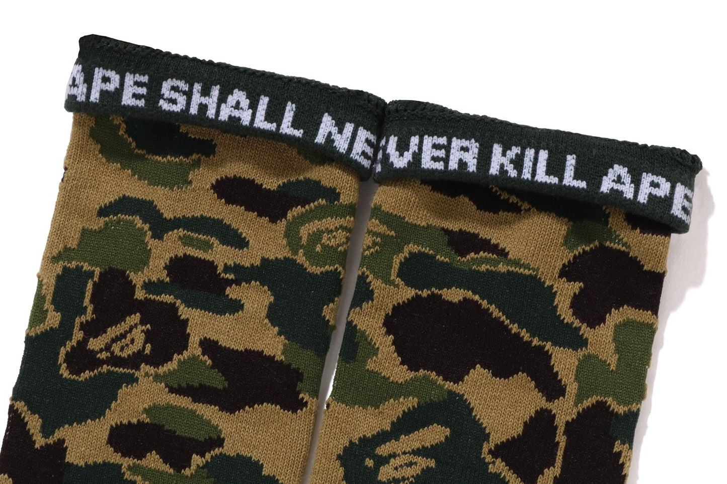BAPE ABC CAMO JACQUARD SOCKS