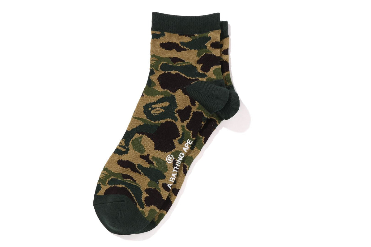 BAPE ABC CAMO 迷彩圖案短襪