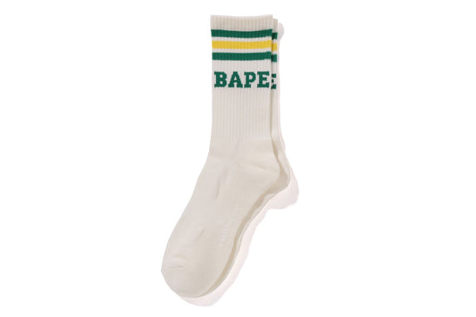 BAPE條紋襪