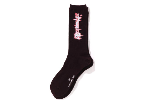 BAPE MULTI LOGO LONG SOCKS