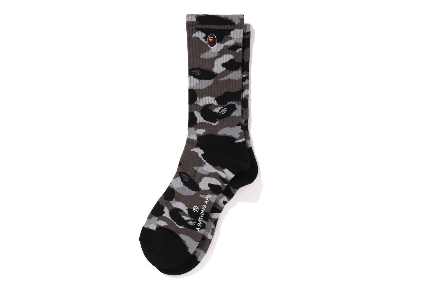 BAPE 1ST CAMO APE HEAD ONE POINT SOCKS