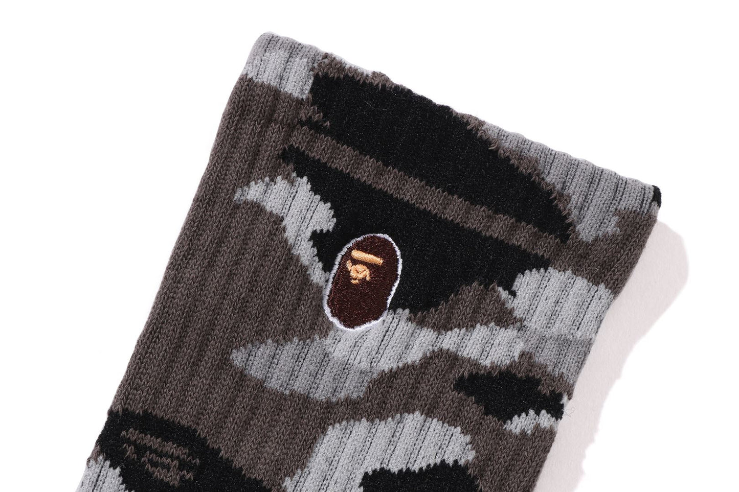 BAPE 1ST CAMO APE HEAD ONE POINT SOCKS