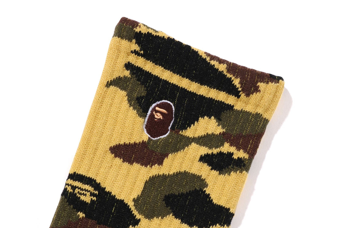 BAPE 1ST CAMO APE HEAD ONE POINT SOCKS
