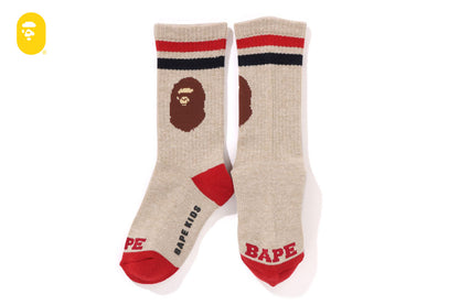 BAPE APE HEAD RIB SOCKS