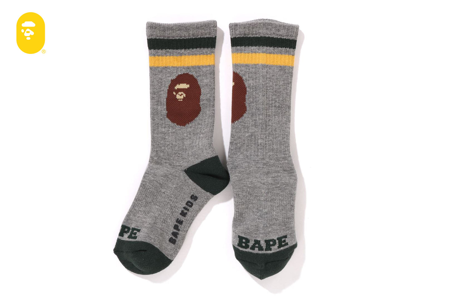 BAPE APE HEAD RIB SOCKS