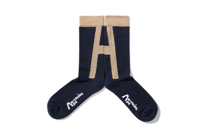 BAPE BY KAZUKI KURAISHI “A” LOGO SOCKS