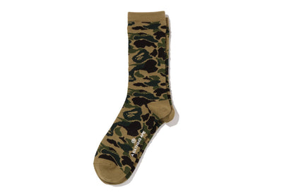 BAPE ABC CAMO 迷彩提花襪