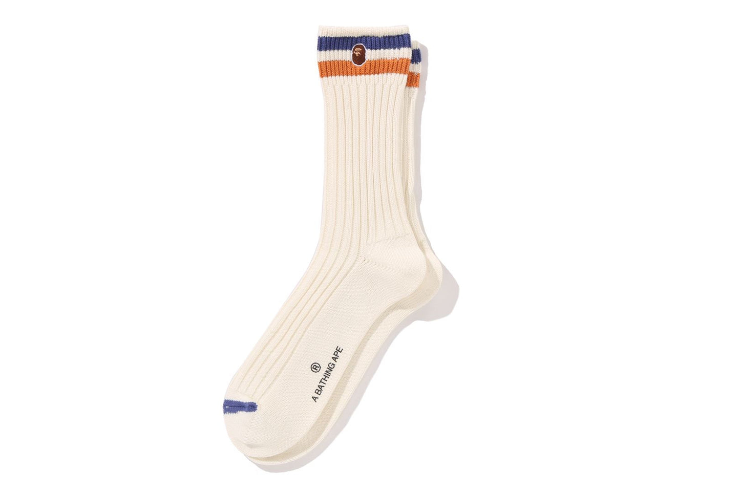 BAPE CHUNKY RIBBED CREW SOCKS