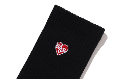BAPE APE HEAD ONE POINT BAPE LOGO SOCKS