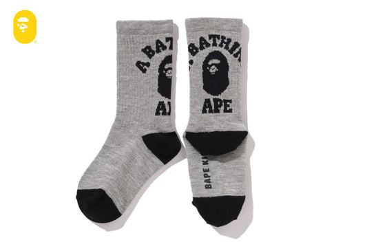 BAPE 大學條紋襪