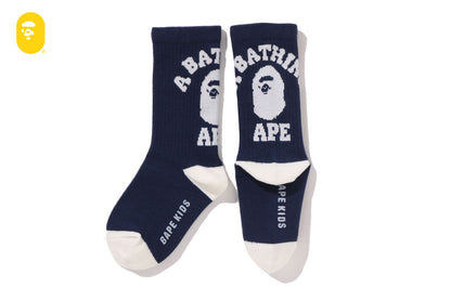 BAPE 大學條紋襪