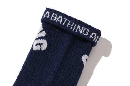 BAPE 大學條紋襪